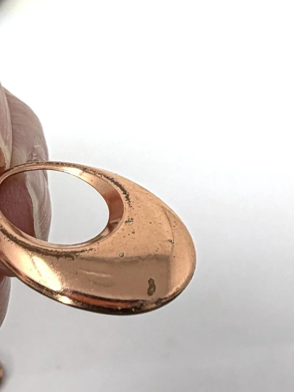 Vintage Copper Earrings 1.5” Door Knocker Clip-on Statement 3.9 grams